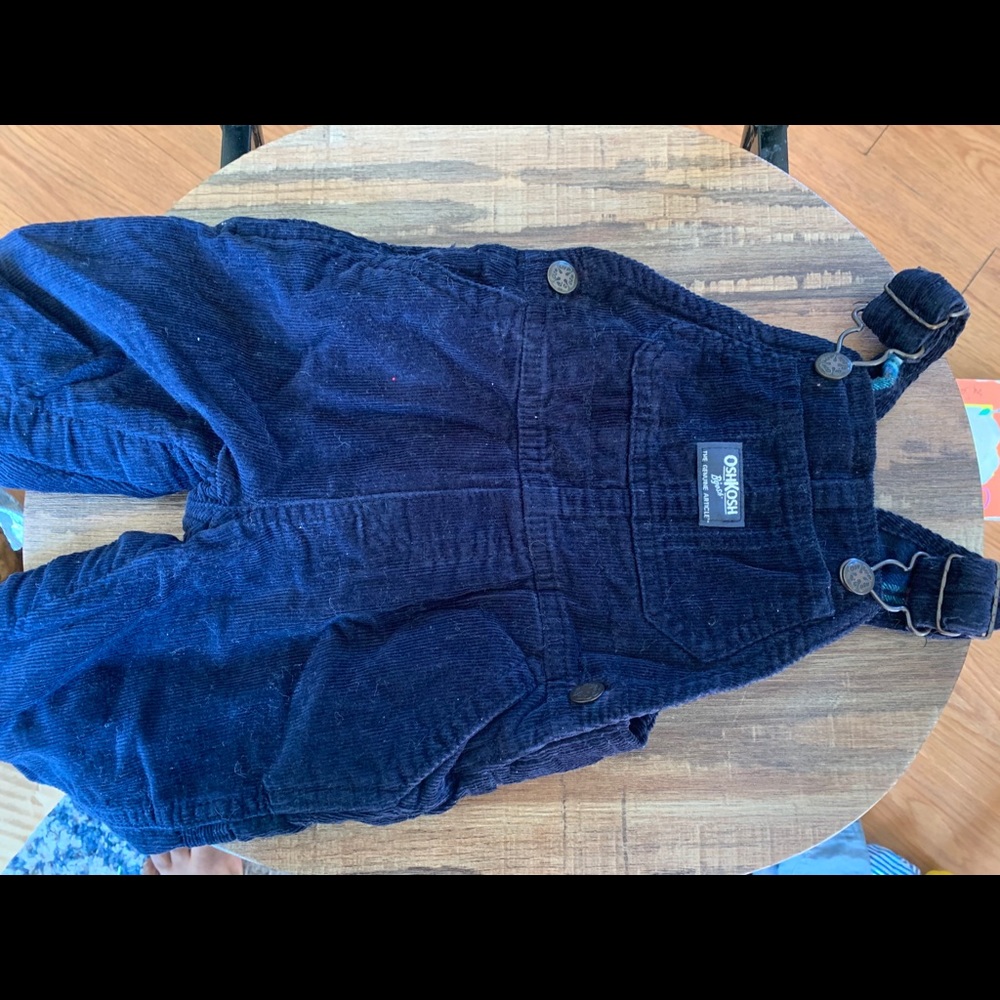 Insulated corduroy overalls